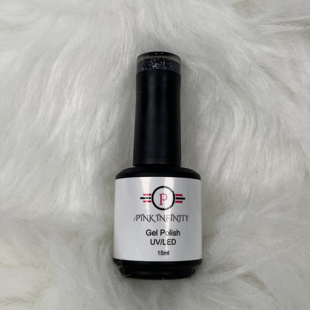 Black Shimmer Gel Polish