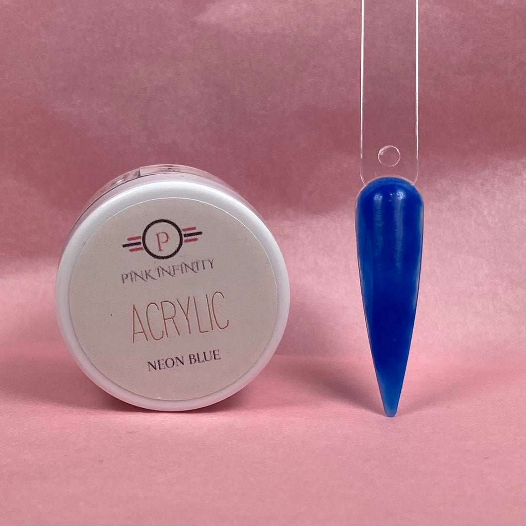 Neon Blue Acrylic Powder
